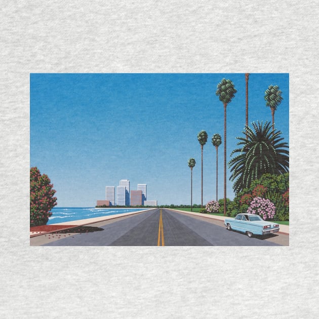 Hiroshi Nagai - Southern Freeway by Hiroshi Nagai by QualityArtFirst